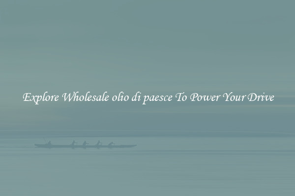Explore Wholesale olio di paesce To Power Your Drive