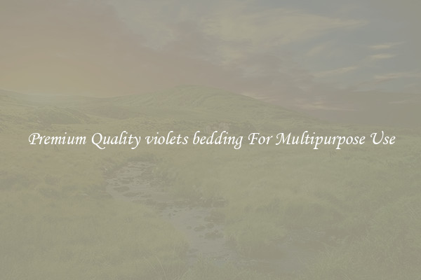 Premium Quality violets bedding For Multipurpose Use