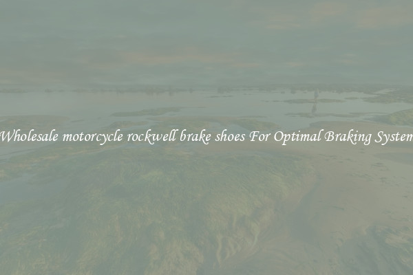 Wholesale motorcycle rockwell brake shoes For Optimal Braking System