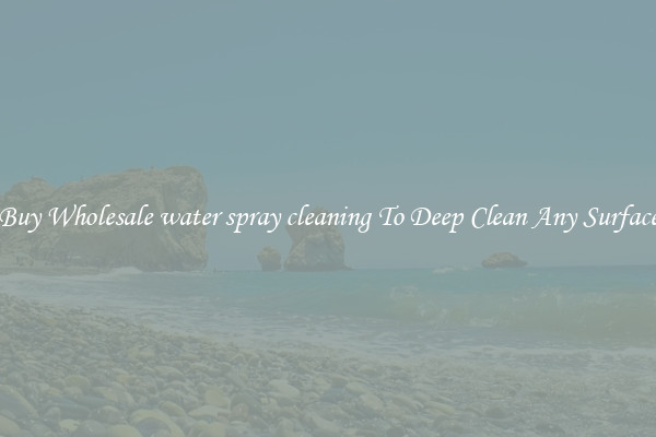 Buy Wholesale water spray cleaning To Deep Clean Any Surface