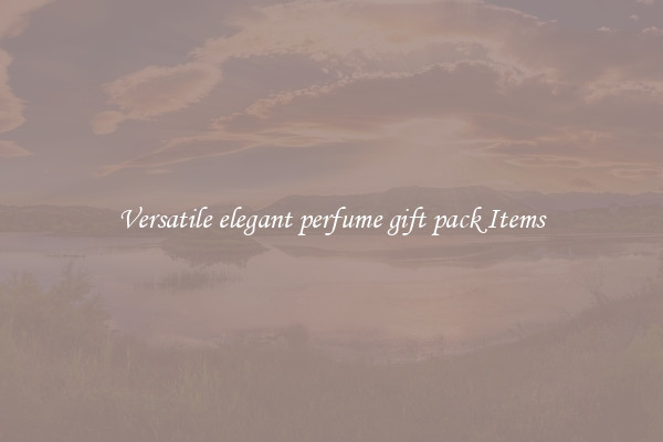 Versatile elegant perfume gift pack Items
